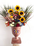 Large arrangement with custom Orisha attributes