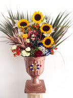 Large arrangement with custom Orisha attributes