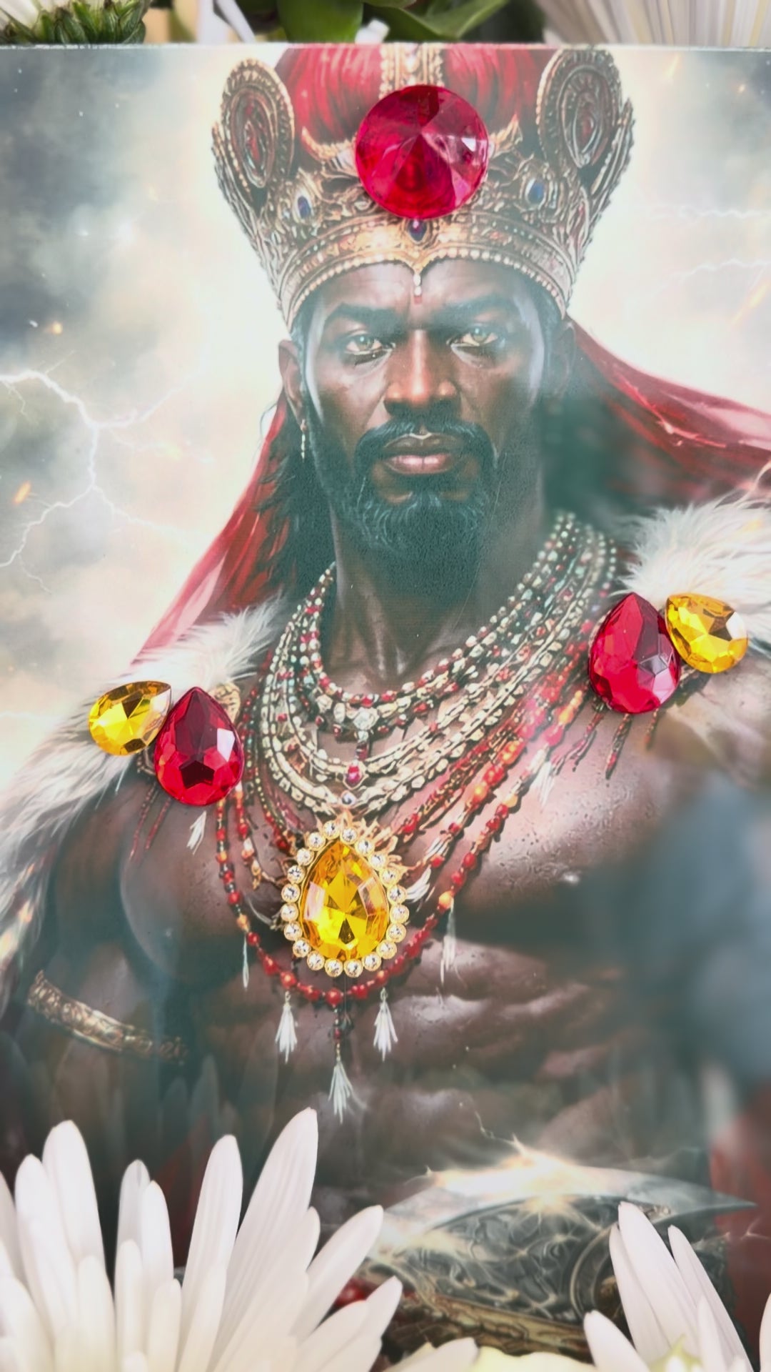 “👑Adé Ṣàngo” La Corona del Rey del Trueno